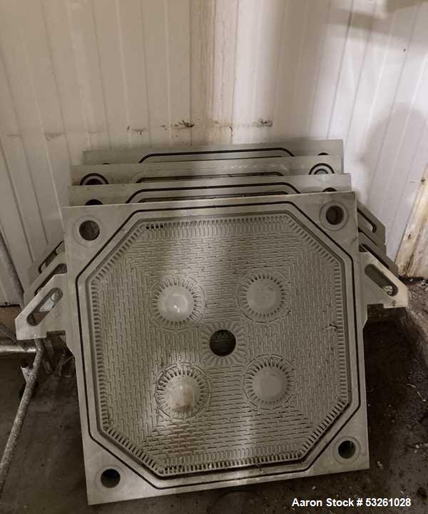 Used US Filter J-Press 800MM CGR Filter Press – 169 Sq. Ft. Filtration Area with Hydraulic Closure System