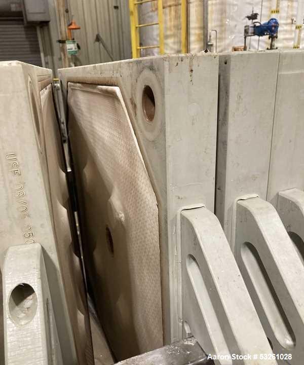 Used US Filter J-Press 800MM CGR Filter Press – 169 Sq. Ft. Filtration Area with Hydraulic Closure System