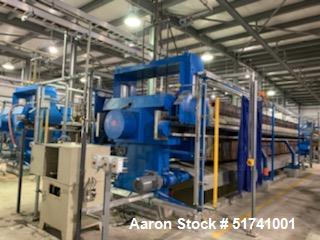 Used Zhejiang Huazhang Technology 500 Square Meter (Approximately 5380 Square Foot) Membrane Filter Press, Model X AZGQF 500/1500  UK, S/N 61-201-01. Filter area: 500 square meter. Cake capacity: 753...