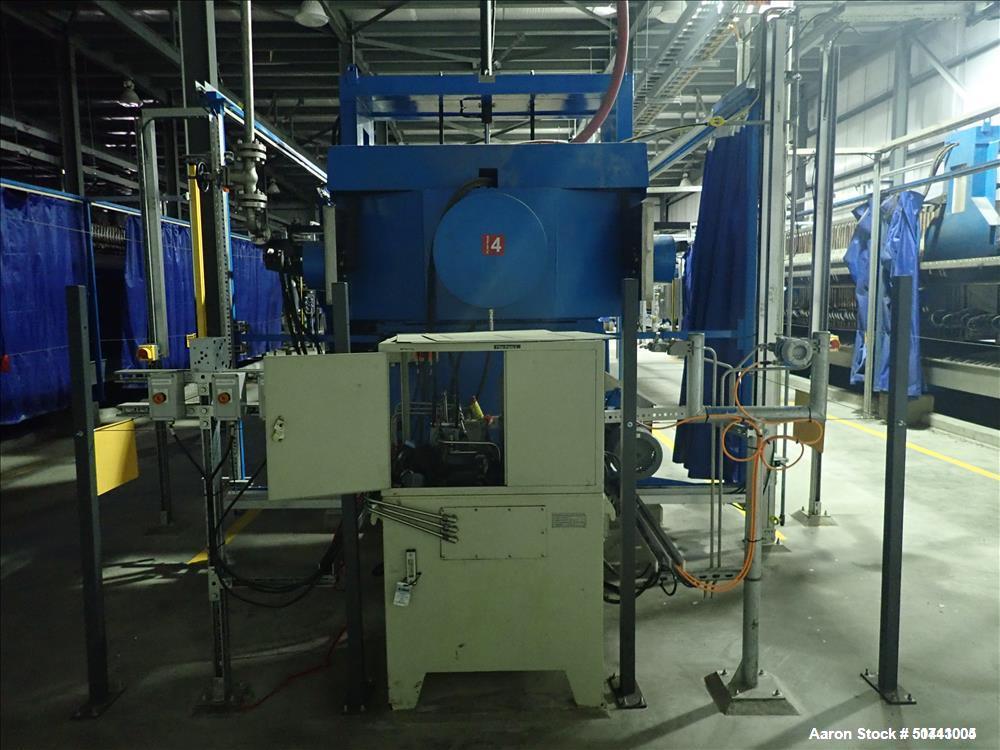 Used Zhejiang Huazhang Technology 500 Square Meter (Approximately 5380 Square Foot) Membrane Filter Press, Model X AZGQF 500/1500  UK, S/N 61-201-01. Filter area: 500 square meter. Cake capacity: 753...