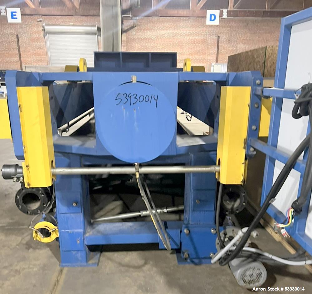 Industrial Filter Press for Sale – HEI 4x4 Polypropylene Plates + Controls – 1000 Sq Ft Capacity with Hydraulic Power Pack.