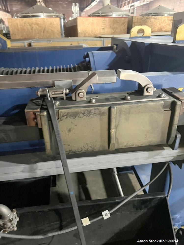 Industrial Filter Press for Sale – HEI 4x4 Polypropylene Plates + Controls – 1000 Sq Ft Capacity with Hydraulic Power Pack.