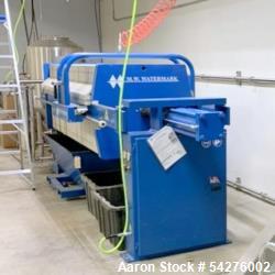 Used M.W. Watermark FP800G32L Filter Press with 800mm Plates for Sale