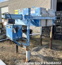 Used- Shriver Eimco Filter Press, Model M800FB. Max filtering pressure 100psi, Max thrust 50 tons at 3600 psi. Approximate 6...