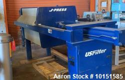 Used US Filter J-Press 800G32-20-10DYLW Filter Press – 135 Sq. Ft., 31" Plates, 3,700 PSI Clamp (2003)