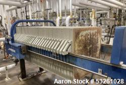 Used US Filter J-Press 800MM CGR Filter Press – 169 Sq. Ft. Filtration Area with Hydraulic Closure System