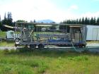 Used BDP Industries mobile belt filter press, model 3DP. One (1) meter capacity, 3.2 meter wide belt, 290 mm long x 164 mm wide x 132 mm high. Currently mounted on curtain side step deck trailer incl...