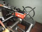 Used Schenk Stainless Steel Sanitary Filter Press. Approximately 60 stainless steel plates. 24