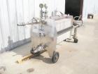 Used Schenk Stainless Steel Sanitary Filter Press. Approximately 60 stainless steel plates. 24