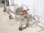 Used Schenk Stainless Steel Sanitary Filter Press. Approximately 60 stainless steel plates. 24