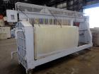 Used Filter Press, Carbon steel frame with 43 polypropylene plates.