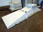 Used Filter Press, Carbon steel frame with 43 polypropylene plates.