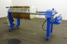 Used Micronics Filter Press, 3 cuft. Cake Capacity.