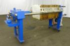 Used Micronics Filter Press, 3 cuft. Cake Capacity.