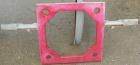 USED: Plate and frame filter press. 15 polypropylene plates 18