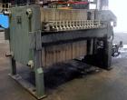 Used Avery Filter Company Filter Press, Model 800KF/10/32. (15) 800mmx 800mm x approximate 1/2” recess polypropylene filter plates. Approximately 80 square feet filter area, 3.4 cubic feet cake capac...