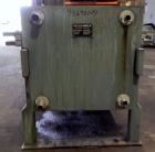 Used Avery Filter Company Filter Press, Model 800KF/10/32. (15) 800mmx 800mm x approximate 1/2” recess polypropylene filter plates. Approximately 80 square feet filter area, 3.4 cubic feet cake capac...