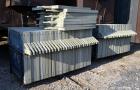 Used Beckart Environmental Hy-Pack Filter Press, Model 1000-40(60)A.  Carbon steel frame, (64) 39-1/4