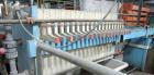 Used Beckhart Environmental Hy-Pack Filter Press. (19) 24’’ x 24’’ Polypropylene plates, approximately 2’’ thick. Approximate 76 square feet filter area.