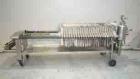 Used Beco HFP Filter Press, stainless steel with (21) 18.5
