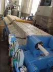 Used-Choquenet Filter Press.  Equipped with 60 polypropylene trays 31.5" x 31.5" (800 x 800 mm) of 65 m2.  Volume of 30.7 cu...