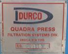 USED: Durco Quadra Press, 23 polypropylene plates 31