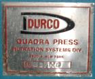 USED: Durco Quadra Press, 23 polypropylene plates 31