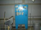 USED: Edwards and Jones filter press. 1200mm x 1200mm polypropylene plates, 36 plates. Approximately 500 sq ft of filtration area. Press includes a plate shifter. Center feed corner discharge, hydrau...