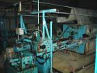 USED: Edwards and Jones filter press. 1200mm x 1200mm polypropylene plates, 36 plates. Approximately 500 sq ft of filtration area. Press includes a plate shifter. Center feed corner discharge, hydrau...