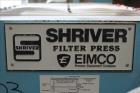 Used Emico Shriver Filter Press, Model M630FB-6PP-MEMH-DB-100-40MM.