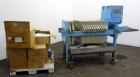 Used- Eimco Shriver Filter Press, Model M630FB. Carbon steel frame, (12) 24-3/4” x 24-3/4” x approximate 1/2