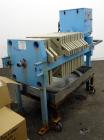 Used Eimco Shriver Filter Press, Model M630FB. Carbon steel frame, (12) 24-3/4” x 24-3/4” x approximate 1/2