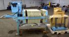 Used Eimco Shriver Filter Press, Model M630FB. Carbon steel frame, (12) 24-3/4” x 24-3/4” x approximate 1/2