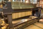 Used Eimco Shriver 900mm Polypropylene Plate and Frame Filter Press. 900mm Chambers. (33) 1