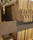 Used Eimco Shriver 900mm Polypropylene Plate and Frame Filter Press. 900mm Chambers. (33) 1