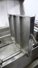 Used Ertel Vapor-Master Enclosed Plate & Frame Filter Press, Model EUS-O, 316 Stainless Steel. (5) Plates, (6) Frames, (1) Spacer, (1) head, (1) tail. Manual ratchet closure. Approximate (0.26) cubic...