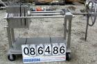 USED: Ertel plate and frame polishing press, model EUS-10-10, all 316 stainless steel. 16