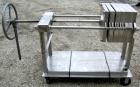 USED: Ertel plate and frame polishing press, model EUS-10-10, all 316 stainless steel. 16