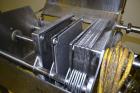 Used Ertel Vapor-Master Enclosed Plate & Frame Filter Press, Model EUS-6, 16” x 16”, 316 Stainless Steel. (5) Plates, (4) Frames, 3/8” thick. (1) head, (1) tail. Manual ratchet closure. Approximate (...