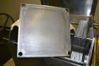 Used Ertel Vapor-Master Enclosed Plate & Frame Filter Press, Model EUS-6, 16” x 16”, 316 Stainless Steel. (5) Plates, (4) Frames, 3/8” thick. (1) head, (1) tail. Manual ratchet closure. Approximate (...