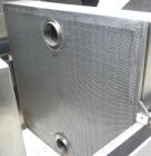 Used- Ertel/Alsop Vapor-Master Plate And Frame Filter Press, Model L-38, 316 Stainless Steel. 24