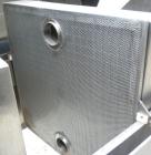 Used Ertel/Alsop Vapor-Master Plate And Frame Filter Press, Model L-38, 316 Stainless Steel. 24