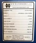 M.W. Watermark Automatic Filter Press