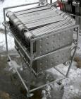 Used Filtrox-Werk Plate And Frame Polishing Press, 304 Stainless Steel. (16) stainless steel plates 15-1/2