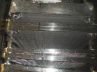 Used Hercules Filter Corporation Plate and Frame Filter Press, Model 16, Stainless Steel. (10) Approximately 16'' x 16'' plates, 4 eye, on portable base, serial #1454..