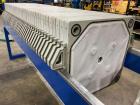 Used Hoffland 25 Cu Ft Air/Hydraulic Filter Press | 50 Plate 800mm Dewatering System