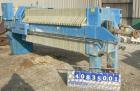 Used JWI Filter Press, Model 1000G32-38-31SYLS. (38) 39 1/2