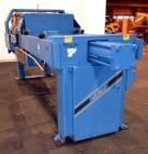 Used JWI J Press Filter Press, Model 1000N32-12/30-10/25SYLS. (12) 39.3” x 39.3” x 1/2'' recess polypropylene plates, (1) head, (1) tail plate. Approximately 206 square feet filter area, 10 cubic fee...