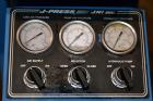 Used JWI J Press Filter Press, Model 1000N32-12/30-10/25SYLS. (12) 39.3” x 39.3” x 1/2'' recess polypropylene plates, (1) head, (1) tail plate. Approximately 206 square feet filter area, 10 cubic fee...