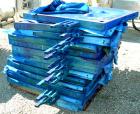 USED: JWI filter press, carbon steel frame. (83) 48